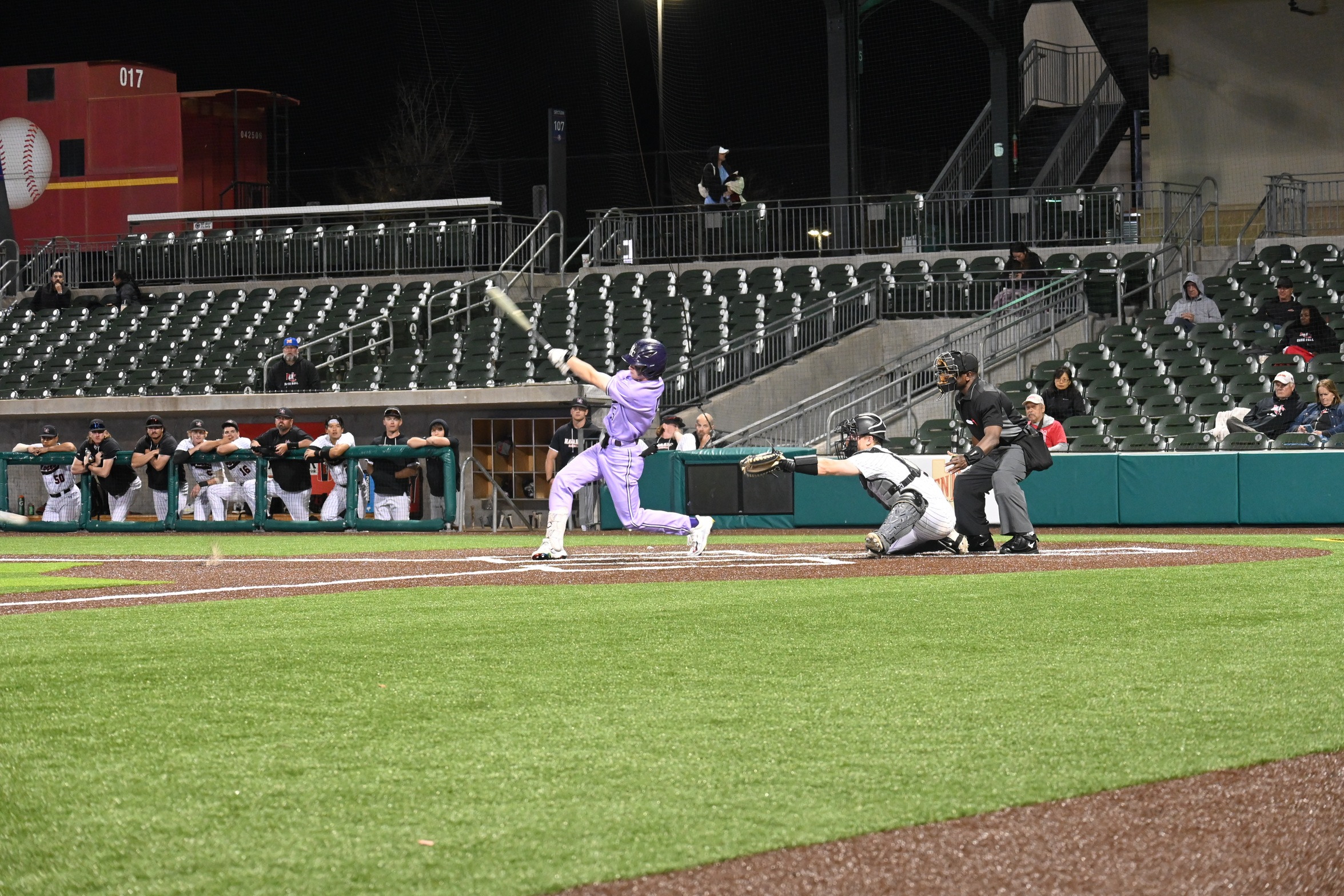 Ranger College Baseball turned out the lights on Navarro College last night