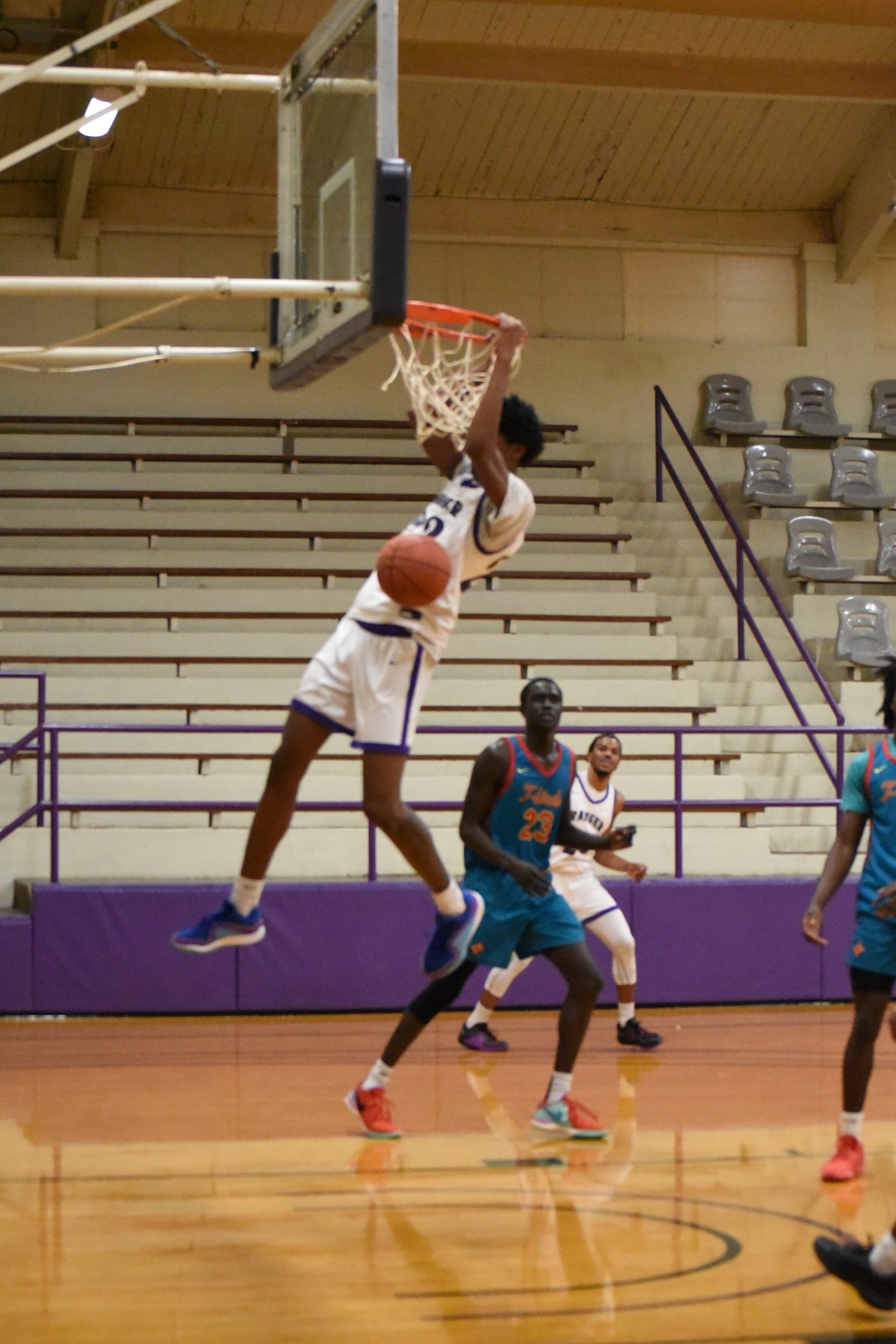Ranger College defeated Southwestern Christian College in overtime with a final score of 68-67